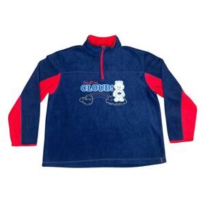 Vintage Care Bears Get Off My Cloud Quarter Zip Fleece Jacket
